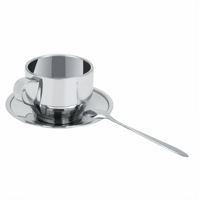 Premium Non-Magnetic Easy To Clean Coffee Cup, Steel Coffee Cup, For Latte Coffee