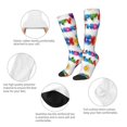 thumbnail image 4 of Women's Knee High Socks Happy Birthday Thermal Soft Knee Long Socks, 4 of 7