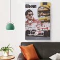 thumbnail image 4 of Ayrton-Senna Poster Brazilian Racing Driver Poster Art Poster Canvas Painting Decor Wall Print Photo Gifts Home Modern Decorative Posters 12x18inch(30x45cm), 4 of 6