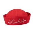 thumbnail image 3 of yuksok Sailor Hat All-match Scratch Resistant Apparel Accessory Bowler for Outdoor, 3 of 9