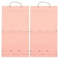 thumbnail image 4 of PTOOTP 2Pcs Hanging Headband Holder Storage Pouch Pink Felt Hair Accessories Storage for Women, 4 of 8