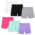 thumbnail image 6 of Baozhu Girls Dance Shorts,Breathable and Comfy Kids Cycling Shorts 6 Pack Stretchy Dancing Bike Pants,2-10 Years, 6 of 9