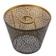 thumbnail image 5 of Pantalla de lámpara de Metal E26 E27 Estilo de árbol del Bosque Cubierta de Pantalla Decorativa de Hierro Ahuecada con patrón Interior Dorado para lámpara de Techo de Pared de Mesa Negro, 5 of 13