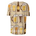 thumbnail image 5 of Fiudx Ofertas de La Semana Camiseta de Manga Corta con Cuello Redondo y Estampado Informal de Oktoberfest para Mujer, Top de Manga Corta con Cuello Redondo, 5 of 5