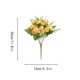 thumbnail image 3 of YiJuHui Artificial Silk Flowers Bouquet Realistic Fake Bridal Wedding Decor for Home Garden Party Centerpieces Valentine's Day Gift, 3 of 5