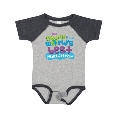 

Inktastic Daddy Worlds Best Psychiatrist Gift Baby Boy or Baby Girl Bodysuit