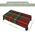 thumbnail image 2 of Scotland Royal Stewart Tartan Rectangular Tablecloth 60"x120" with Lace Edge, Washable Durable Table Cover for Dining, Indoor Outdoor Home Restaurant Decor, 2 of 5