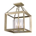 thumbnail image 3 of Smyth Mini Chandelier (White Gold & Clear Glass), 3 of 4