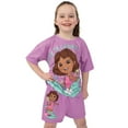 thumbnail image 2 of Dora The Explorer Pajamas Purple Size 3T-8, 2 of 6
