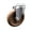 Swivel - No Brake - Brown, variant on 3 Inch High Temp Glass Filled Nylon Wheel Swivel Bolt Hole Caster Service Caster
