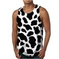 thumbnail image 2 of HaoXianJian Plus Size Mens Workout Tank Top Sleeveless Muscle Shirts leopard Print Running Tank Tees 3X 4X 5X, 2 of 5