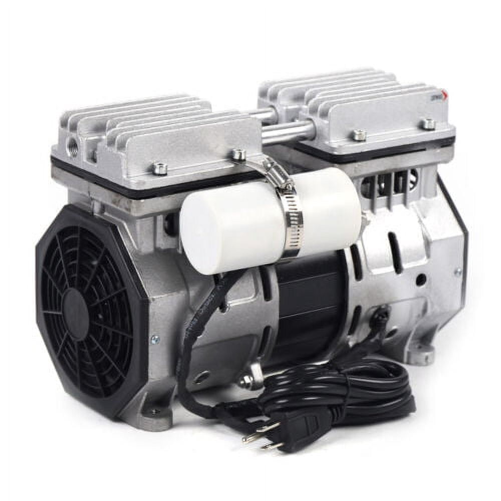 Oilless Vacuum Pump | Industrial Oil-Free Piston Vacuum Pump W/Filter BEST SELL
