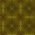 thumbnail image 1 of Ahgly Company Machine Washable Indoor Square Transitional Dark Yellow Green Area Rugs, 5' Square, 1 of 7