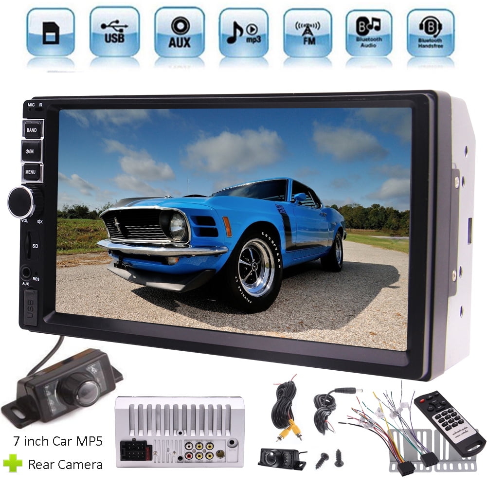 Camera 7inch 2 Double DIN Car Stereo Radio MP5 MP3 Player Bluetooth FM USB AUX Camera 7inch 2 Double DIN Car Stereo Radio MP5 MP3 Player Bluetooth FM USB AUX