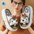 thumbnail image 2 of Zapatillas de diseñador Mo Dou All Senson, bonitos dibujos animados, animales encantadores, dormitorio, zapatos de algodón para el hogar, suela gruesa para interiores, parejas, hombres y mujeres Tan Jianjun unisex, 2 of 2