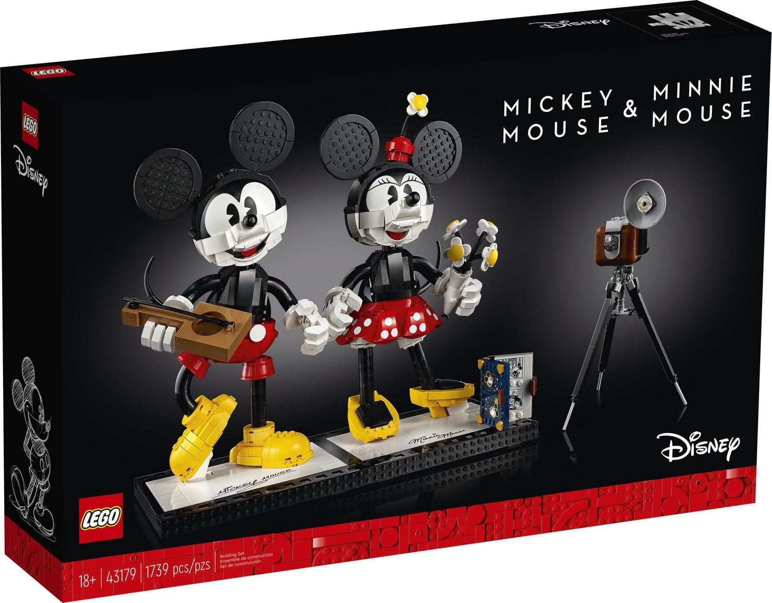 LEGO Disney Mickey Mouse & Minnie Mouse Buildable Characters