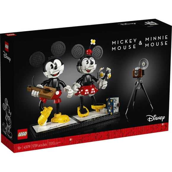 LEGO Disney Mickey Mouse & Minnie Mouse Buildable Characters (43179) Toy Building Kit (1,739 Pieces)
