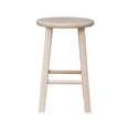 thumbnail image 4 of International Concepts 18-Inch Unfinished Round Top Stool, 4 of 5