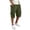 Army Green01, variant on Men's Capri Long Elastic Cargo Shorts Summer Elastic Waist 3/4 Pants Below Knee Multi-Pockets Shorts Lightweight Hiking Capri Long Pants Sky Blue 4XL