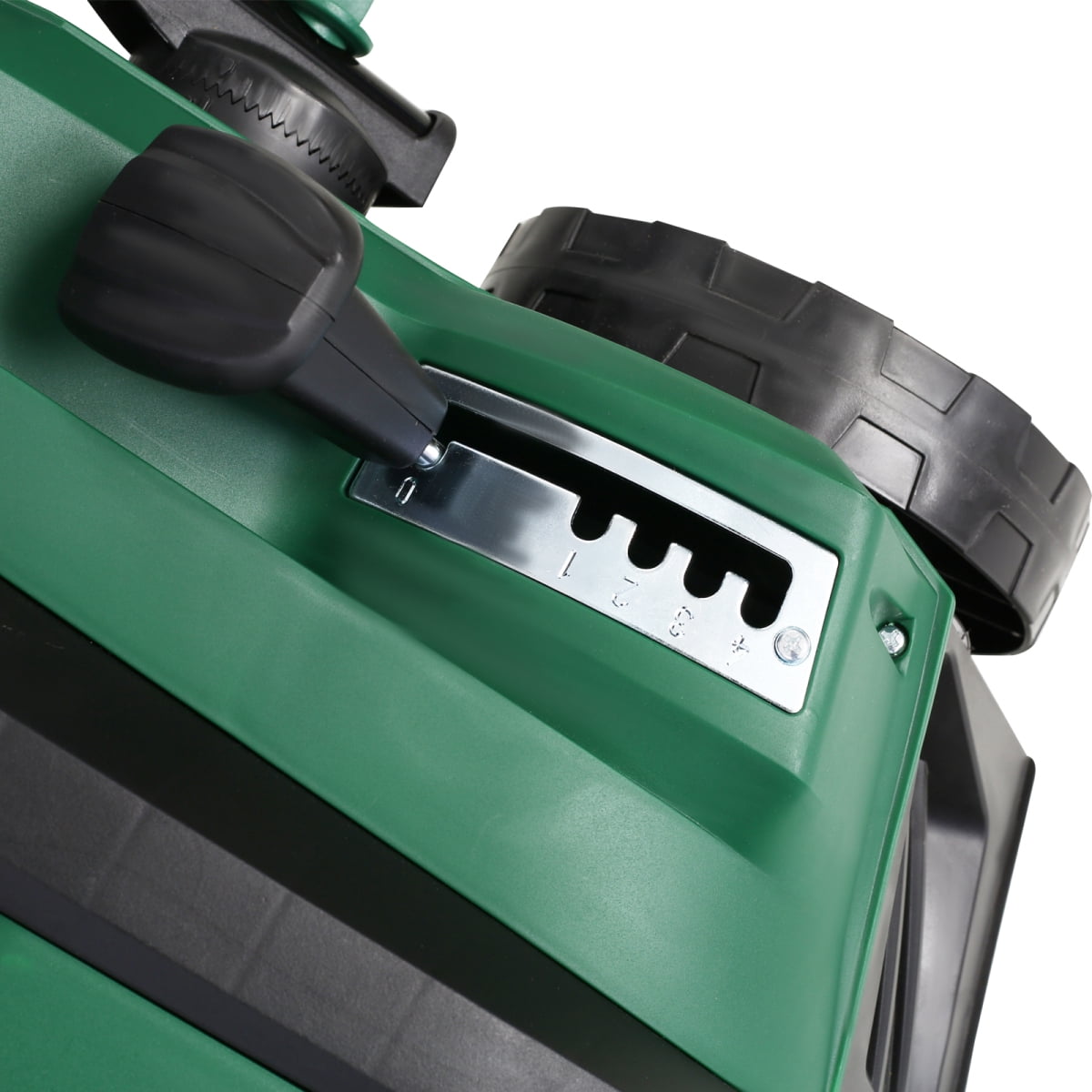 15 Amp 2-in-1 16 Inch Electric Lawn Dethatcher Scarifier Green Heavy-Duty Metal with Extra Large 58QT Removable Collection Bag (Corded Electric Single Box)