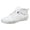 White, variant on Men's Ankle Hiking Boots Lace up Zero Drop Barefoot Shoes Walking Running Sneakers(Khaki,7.5)