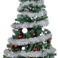 thumbnail image 2 of Litake 33Ft Tinsel Christmas Garland Metallic Streamers for Christmas Tree Decorations Tinsel Decorations for Holiday New Years Eve Xmas Party Wedding Birthday Fireplace Decor, Silver, 2 of 8