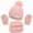 M003-Pink, variant on NOLDARES 3Pcs Kids Hat Scarf and Snow Gloves Set, Winter Knit Warm Soft Pom-Pom Beanie Outdoor for Boys Girls and Toddlers(M003-Hot Pink)
