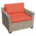 thumbnail image 1 of TK Classics Monterey Outdoor Traditional Wicker Club Chair in Orange, 1 of 1