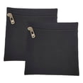thumbnail image 3 of 2 bolsillos con cremallera para coser, bolsillos interiores para ropa, fácil instalación, interiores para abrigos, billetera pequeña para sudaderas y Negro, 3 of 8