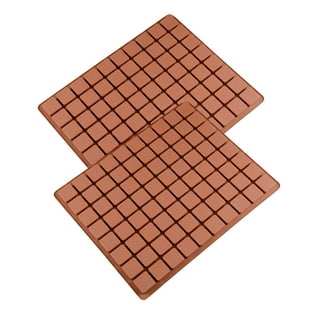 Candy Bar Molds, Chocolate Bar Molds, Silicone Square Mold Suitable for  Waffle Home Biscuits Cakes Jellies 