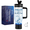 Black, variant on H2FLOW Hydrogen Water Tumbler | 3000 PPB Molecular H2 | Titanium/Platinum Electrodes | Leakproof Large Hydrogen Bottle 1000 mL