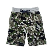 Flapdoodles boys Camo Fashion Short, 4, Green
