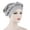 Light Grey, variant on Women Turban Hat, Fashion Shiny Sequins Braid Elastic Soft Skin Friendly Cotton Bandana Beanie Cap for Performance Daily Life Church