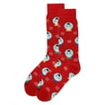 thumbnail image 3 of MeMoi Men's Snow Globes Holiday Crew Socks - Mens - Male, 10-13, Red, 3 of 3
