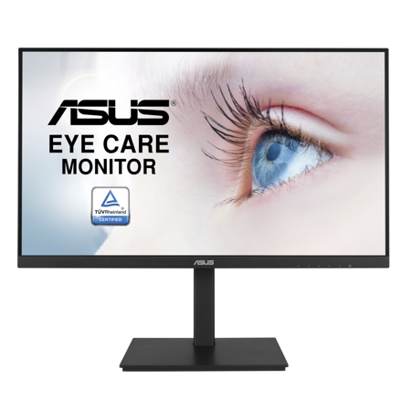 UPC: 0195553047555 | ASUS 23.8” 1080P Monitor (VA24DQSB) – Full HD  IPS  75Hz  Speakers  Adaptive-Sync  Low Blue Light  Flicker Free  VESA Mountable  Frameless  HDMI  DisplayPort  VGA  USB hub  Height Adjustable