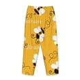 thumbnail image 5 of Kll Womens Cute Bee Butterfly Yelllow Print Pajama Pants Soft Pajama Bottoms For Women Cozy Lounge Pants, 5 of 9