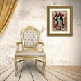 thumbnail image 3 of Vintage Apple Collection 25x32 Gold Ornate Wood Framed with Double Matting Museum Art Print Titled - Folies Bergere, 3 of 4