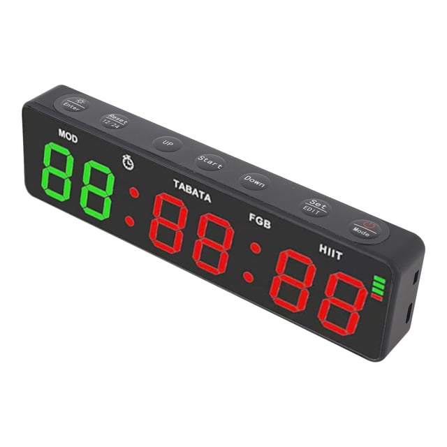 TEMPORIZADOR DE GIMNASIO, TEMPORIZADOR DIGITAL DE FITNESS Magnético para Boxeo