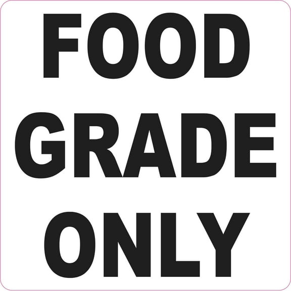 StickerTalk Food Grade Only Vinyl Sticker, 6 inches x 6 inches