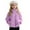 Purple_#04, variant on Grblisyd Fleece Jackets for Girls Zip Up Oversized Jacket Windproof Stand Collar Fleece Jacket Polar Fleece Winter Warm Outwear Girls Jackets Size 7-8 Army Green 2-3 Years