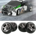 thumbnail image 4 of RC Car Tires And Rims, High Wear Resistance 1/28 Scale RC Car Tires And Rims Strong Cushioning Stable Driving  For K969 Red,Blue,Gold,, 4 of 8