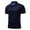 01 Navy, variant on Awdenio Mens T-shirt Printing Button Turn-down Collar Short Sleeve Casual Blouse Shirt Machine Washable, Perfect for Summer Casual Wear