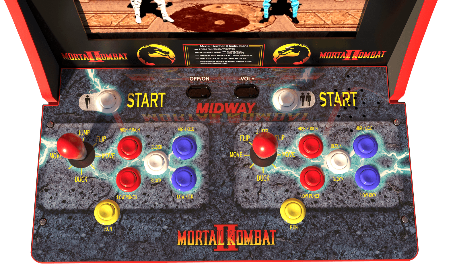 Mortal Kombat 2 Arcade Machine - Screenshot 2