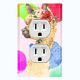 thumbnail image 1 of Metal Light Switch Plate Outlet Cover (Llama Love LLA001), 1 of 19