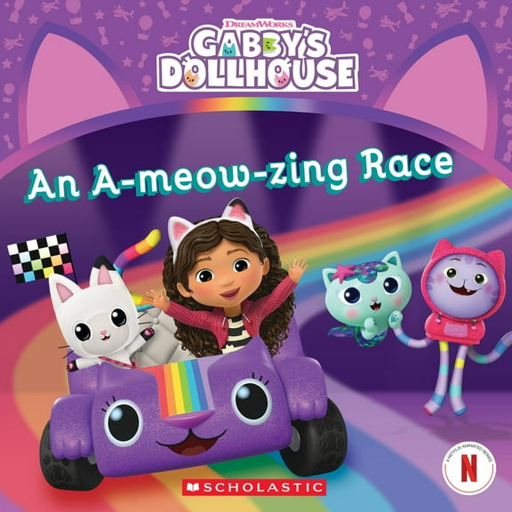 The a-Meow-zing Race (Gabby's Dollhouse 8 X 8 #11) (Paperback)