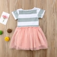 thumbnail image 3 of SUNSIOM Petite Fille Robe d'Été, Manches Courtes Robe TuTu Princesse, 3 of 8