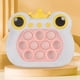 thumbnail image 1 of Frog Shape Hit The Gopher Game Machine 4 Modo de juego para regalos de niños (rosa), 1 of 3