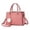 Pink, variant on Purses for Women Vegan Leather Tote Bag Handbags Satchel Shoulder Cross Body Top Handle Bags with Zipper