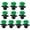 Green 10 pcs, variant on Pebbuoy 10Pcs 360 Degree Automatic Rotating Sprinkler Heads Garden Irrigation Nozzle Easy to Use Micro Spray Irrigation Tool