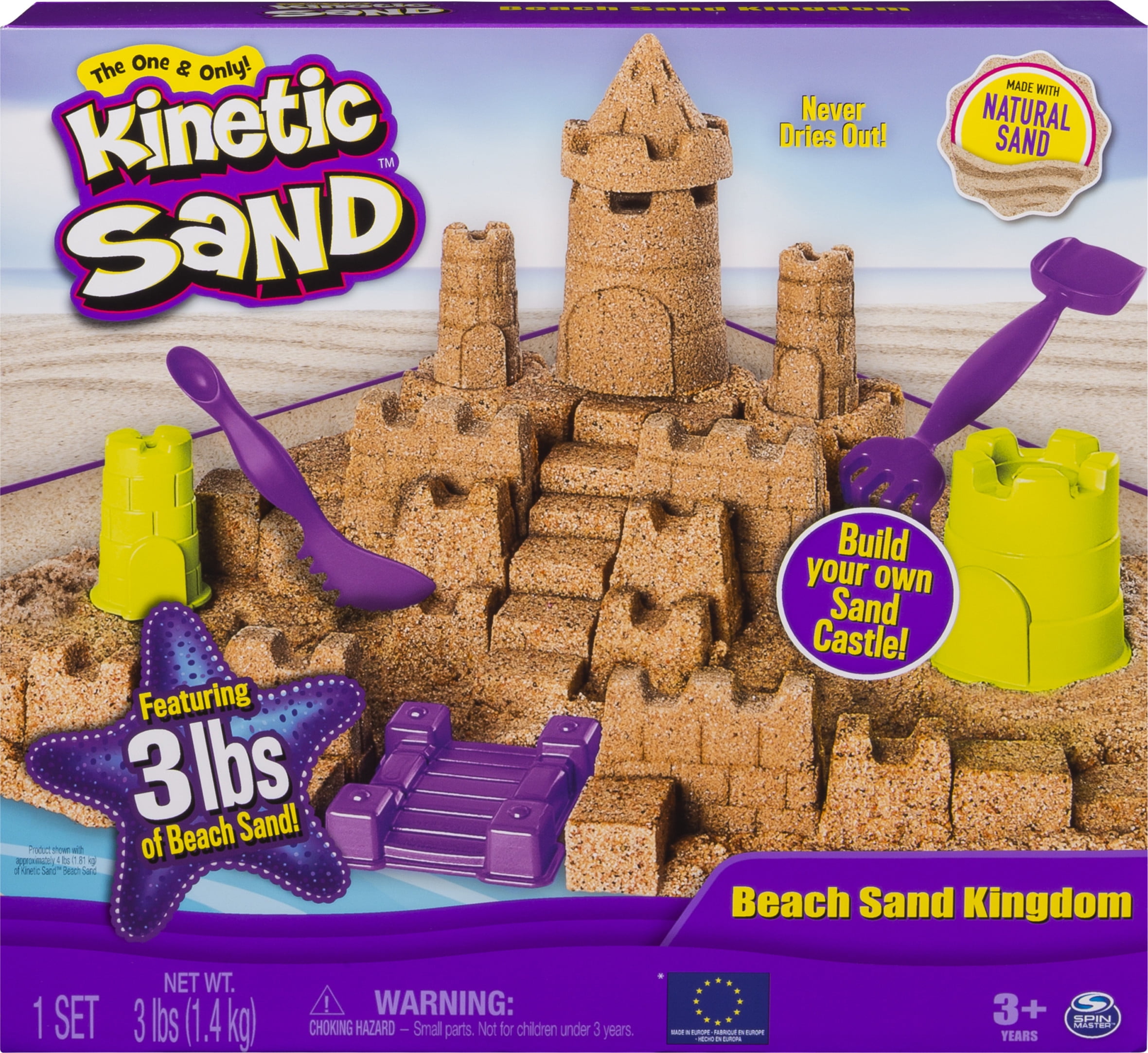 Bring The Beach to Your Home with Mess-Free Magic Sand Moldable Sand Art & Work On Fine Motor Skills walla Play Sand 5 lbs. | Pink Play Sand for Kids Great Kinetic Sensory Toy for Creating Fun 
